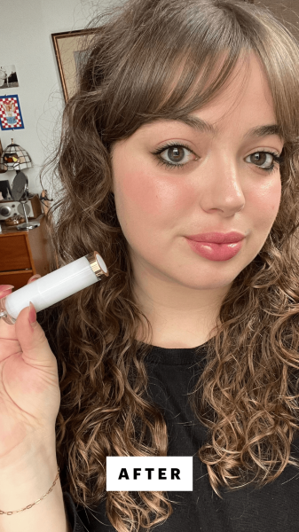 Image may contain Head Person Face Body Part Finger Hand Adult Cosmetics Lipstick Photography Portrait and Smoke